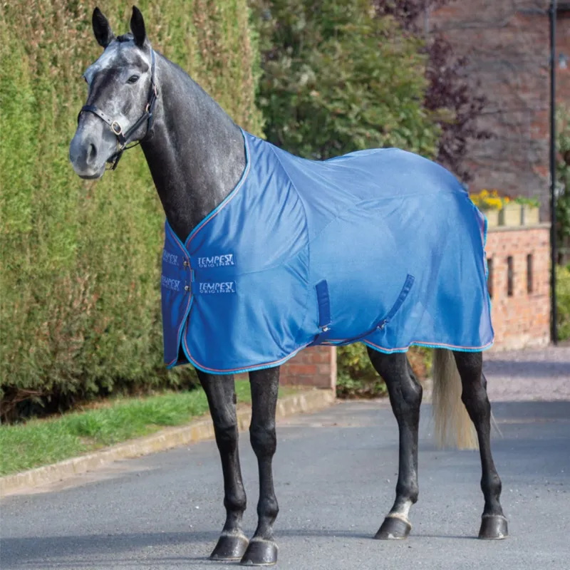 Shires Tempest Original Fleece/Mesh Cooler Rug - Royal 